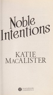 Noble intentions  Cover Image