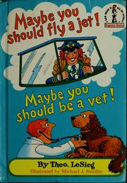 Maybe you should fly a jet! Maybe you should be a vet! Book cover