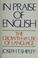 Go to record In praise of English : the growth & use of language